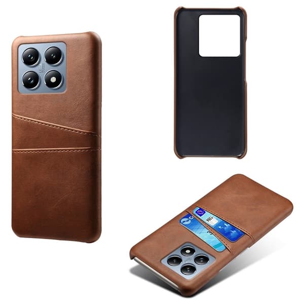 Dual Card Xiaomi 14T Pro cover - Brun Brown