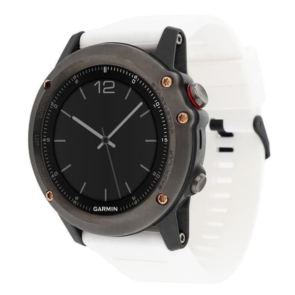 Garmin Fenix 5 22 mm klockarmband i silikon - Vit Vit