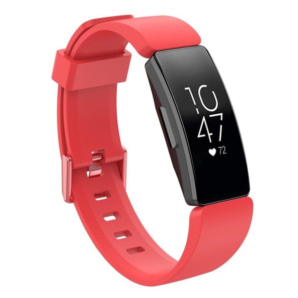 Fitbit Inspire / Inspire HR klockband av silikon - Storlek L / R Röd