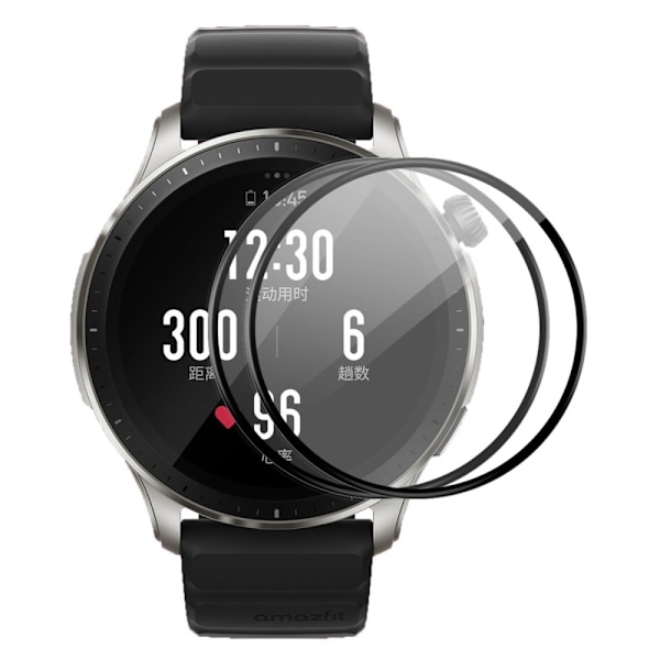 2pcs HAT-PRINCE Amazfit GTR 4 46mm HD screen protector Transparent