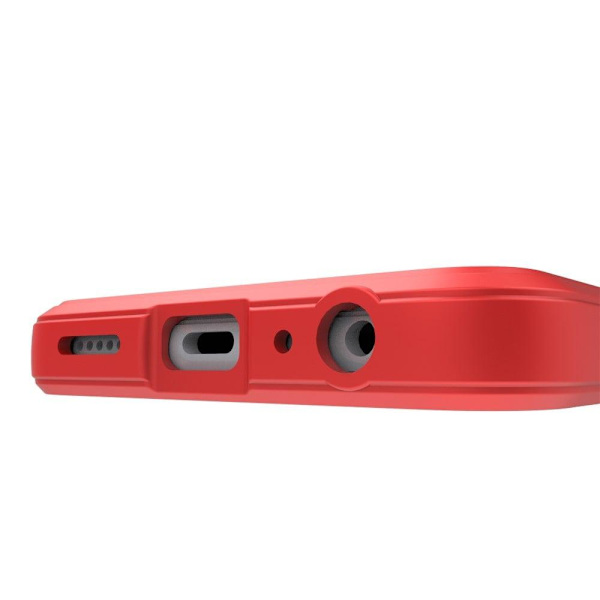 Blødt grebsformet cover til Samsung Galaxy A22 5G - Rød Red