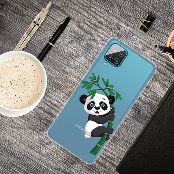 Deco Samsung Galaxy A12 5G kotelot - Panda Black