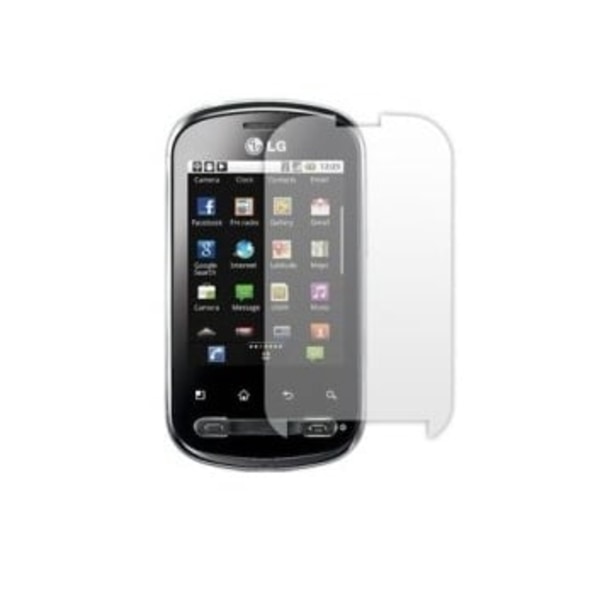 LG Optimus Me Displayskydd (Klar) Transparent