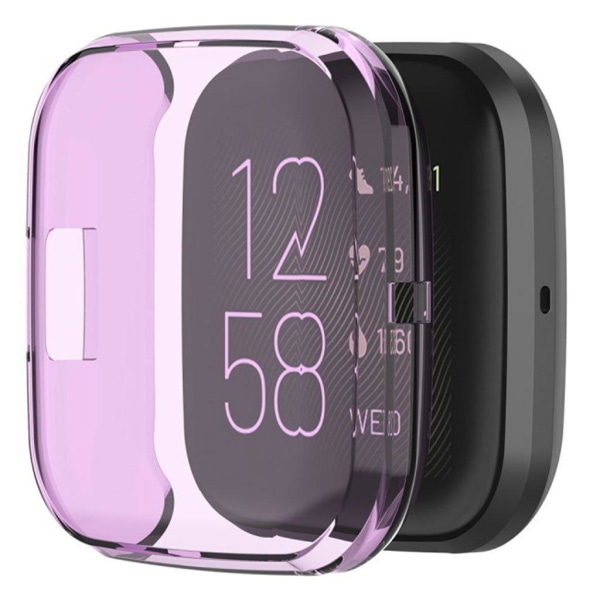 Fitbit Versa 2 holdbar all-round etui - Lilla Purple