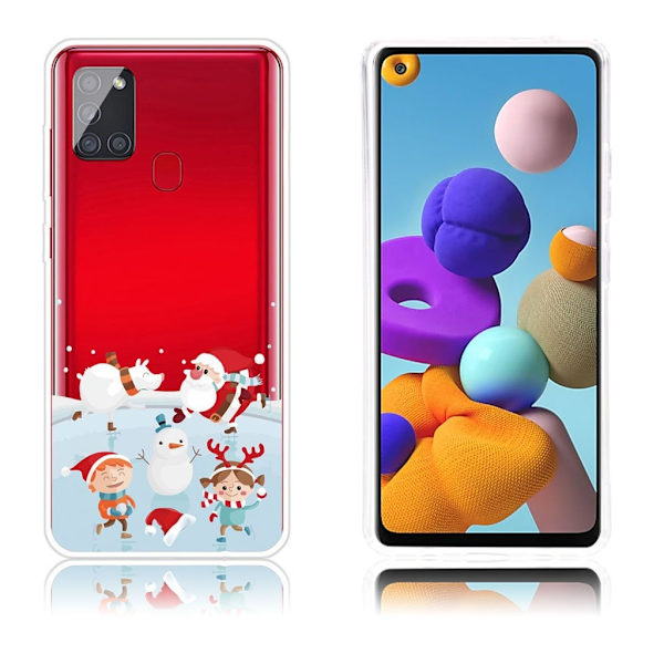 Juleveske til Samsung Galaxy A21s - Juleelementer White