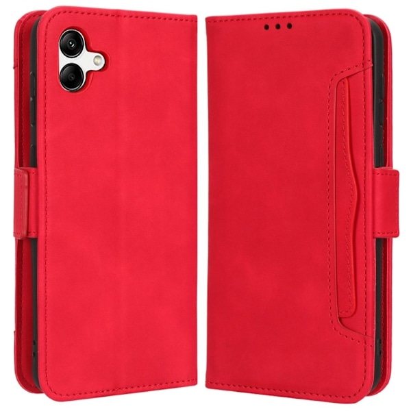Moderni Nahkalaukku For Samsung Galaxy A04 - Punainen Red