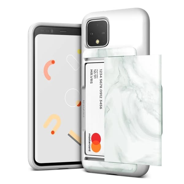 Marmordesign Google Pixel 4 XL deksel - Hvit Marmor White