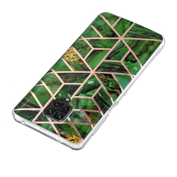 Marble Xiaomi Redmi Note 9 Pro / 9s Etui - Grønn Green