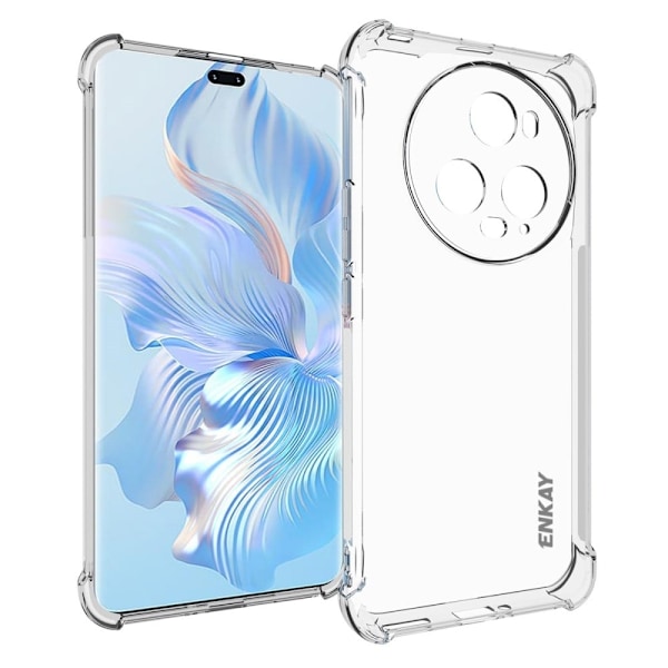 ENKAY genomskinligt droppsäkert fodral för Honor Magic5 Pro Transparent