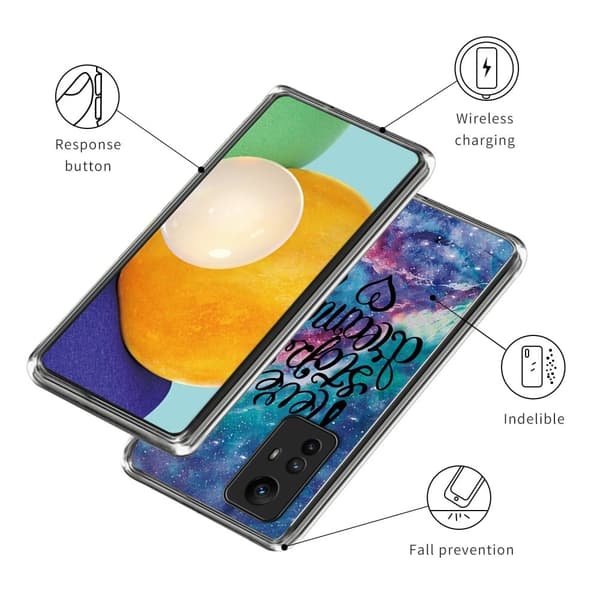 Deco Xiaomi Redmi Note 12S skal - Sluta Aldrig Drömma Blå