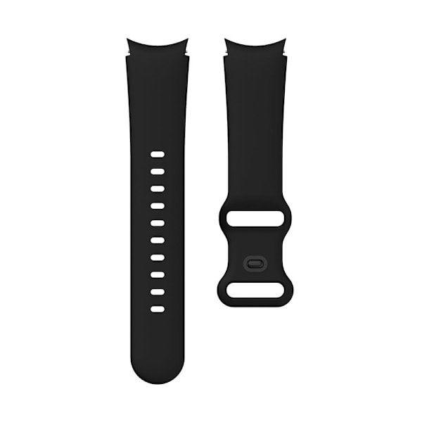Enkel urrem i silikone til Samsung Galaxy Watch 4 - Sort Black