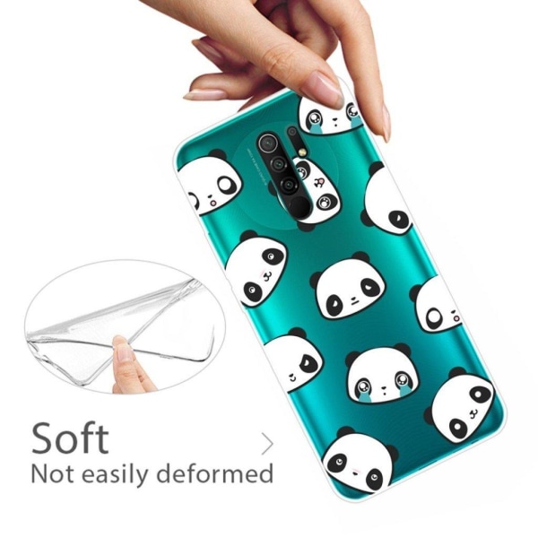 Deco Xiaomi Redmi 9 Suojakotelo - Pandas White