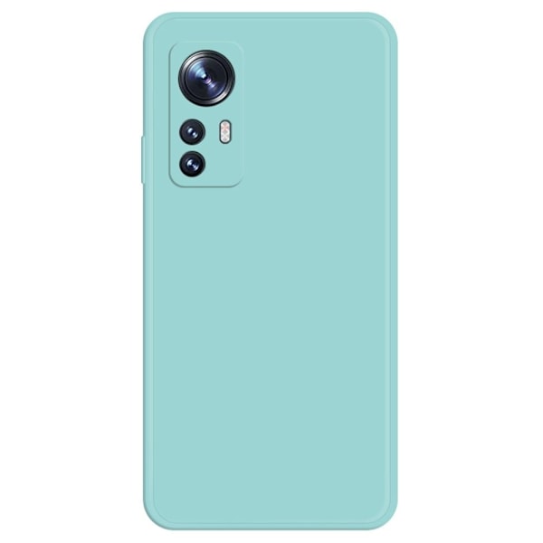 Avfasat gummerat anti-droppskydd för Xiaomi 12S / 12X / 12 - Cyan Grön