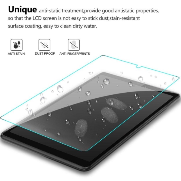Lenovo Tab M8 arc edge rempered glass screen protector Transparent