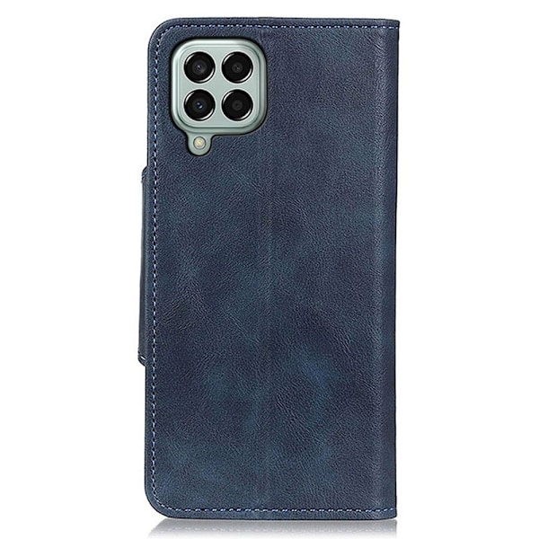 Alpha Samsung Galaxy M33 5G læder flip etui - Blå Blue