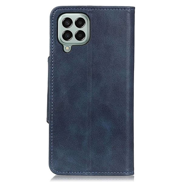 Alpha Samsung Galaxy M33 5G nahkainen läppäkotelo - Sininen Blue
