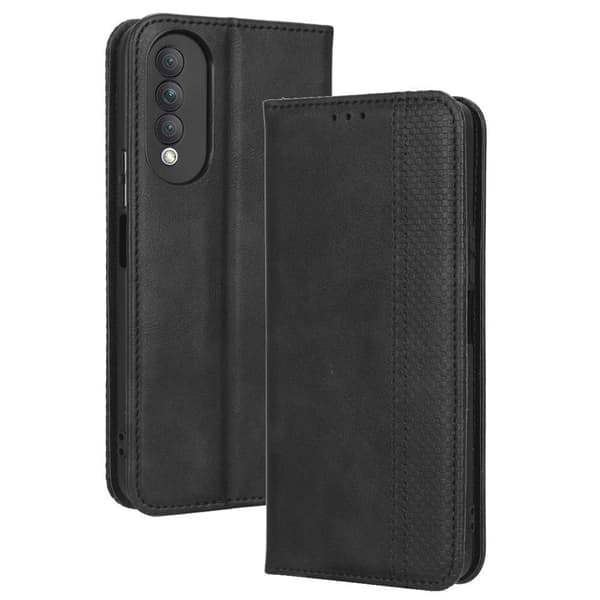 Bofink Vintage Huawei nova 10z / Honor X20 Se Nahkakotelo - Musta Black