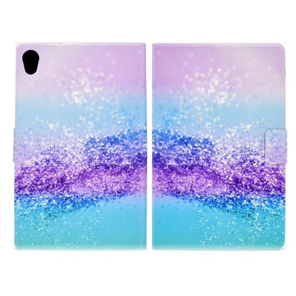 Cool pattern leather case for Lenovo Tab M10 - Colorful Glittery multifärg