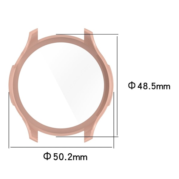 Amazfit GTR 4 46mm beskyttelsescover med hærdet glas - Blækblå Blue