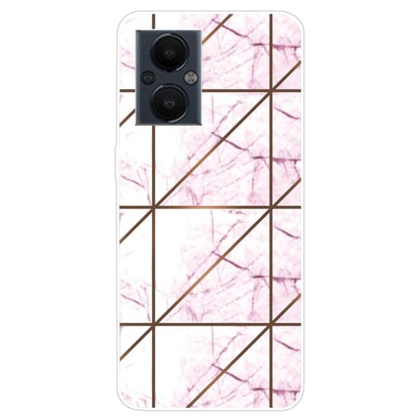 Marble OnePlus Nord N20 5G Suojakotelo - White In Square Strike Marble White