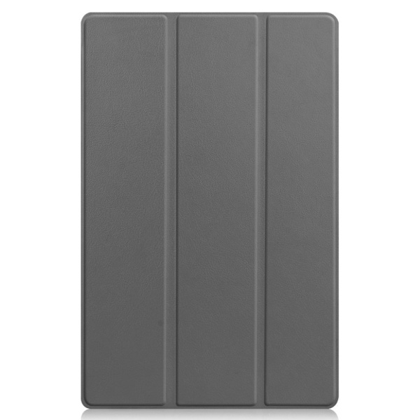 Lenovo Tab P11 tri-fold läderfodral - Grå Silvergrå
