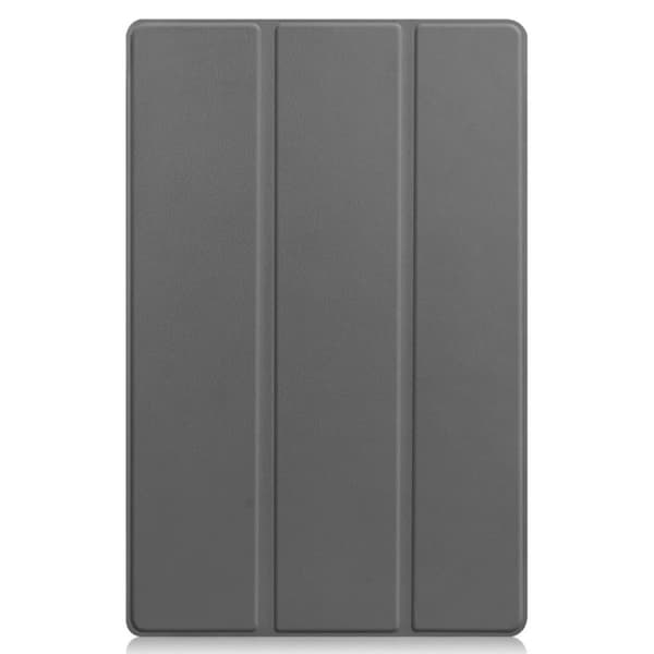 Lenovo Tab P11 Trippelt Lær Flippetui - Grå Silver grey