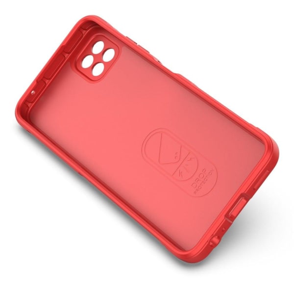 Blødt grebsformet cover til Samsung Galaxy A22 5G - Rød Red