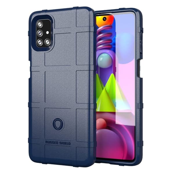 Rugged Shield Samsung Galaxy M51 kotelot - Sininen Blue