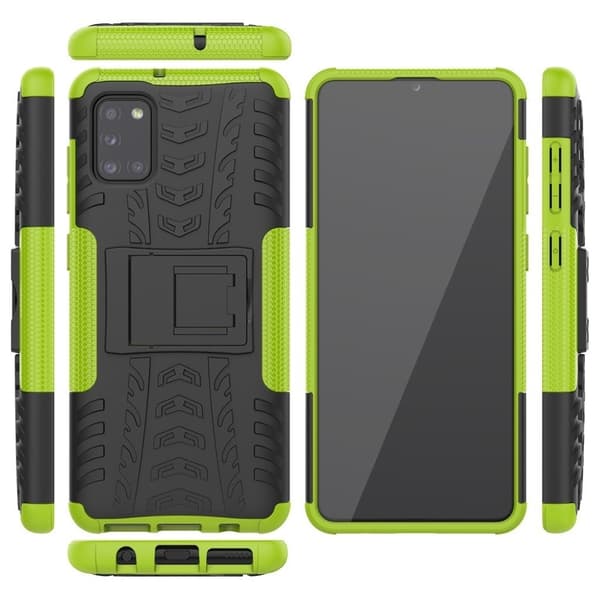 Offroad kuoret - Samsung Galaxy A31 - Vihreä Green