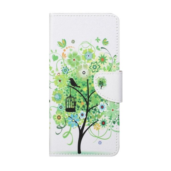 Wonderland Samsung Galaxy M33 5G flip kuoret - Vihreä Puu Green