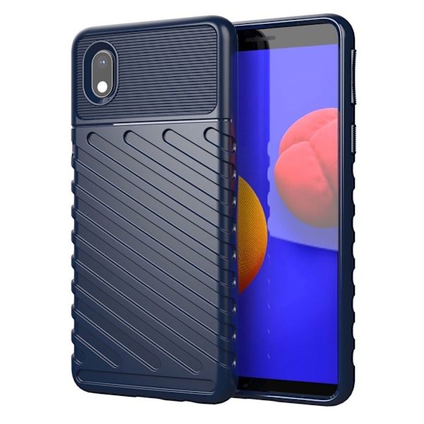 Thunder Samsung Galaxy A01 Core / M01 Core Etui - Blå Blue