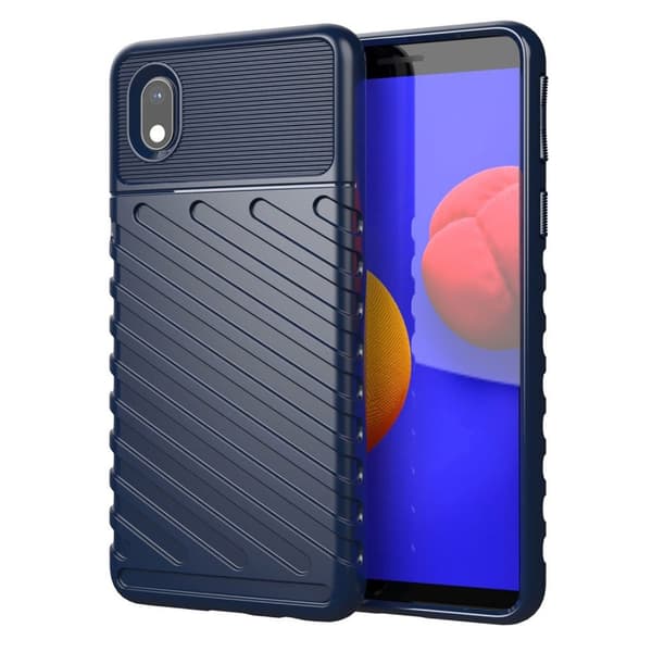 Thunder Samsung Galaxy A01 Core skal - Blå Blå
