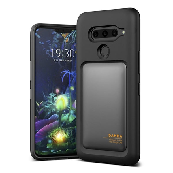 VRS Design Damda High Pro Shield för LG V50 - Stål Silver Silvergrå
