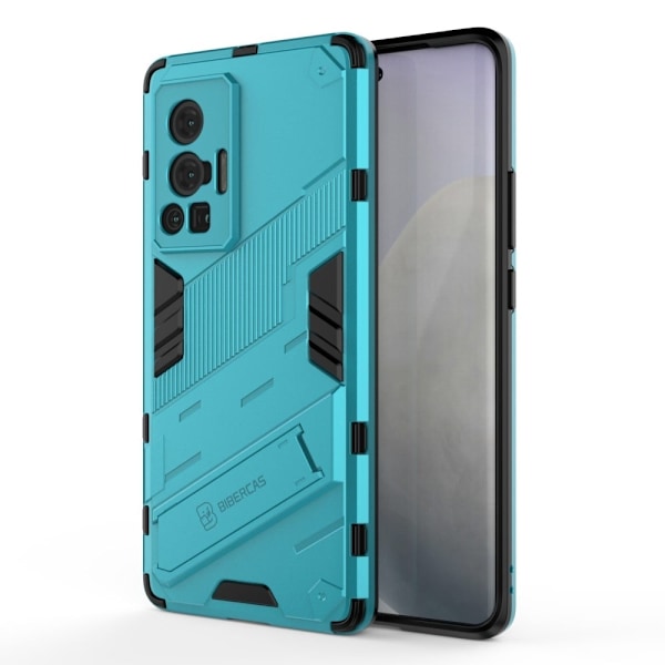Stødsikker Hybrid Cover med A Moderne Touch til Vivo X70 Pro - Babyblå Blue