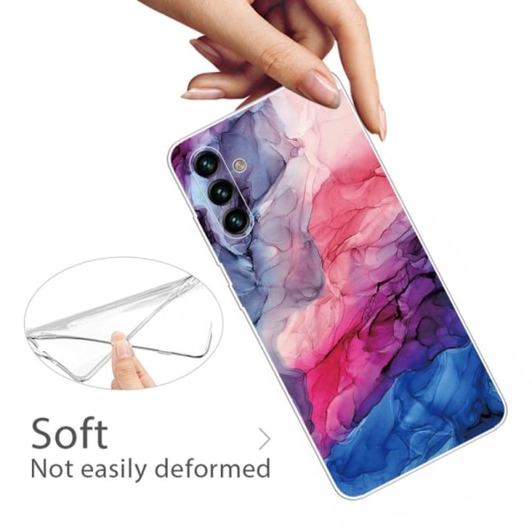 Marble Samsung Galaxy A13 5G Etui - Aqueous Vibrant Mønster Multicolor