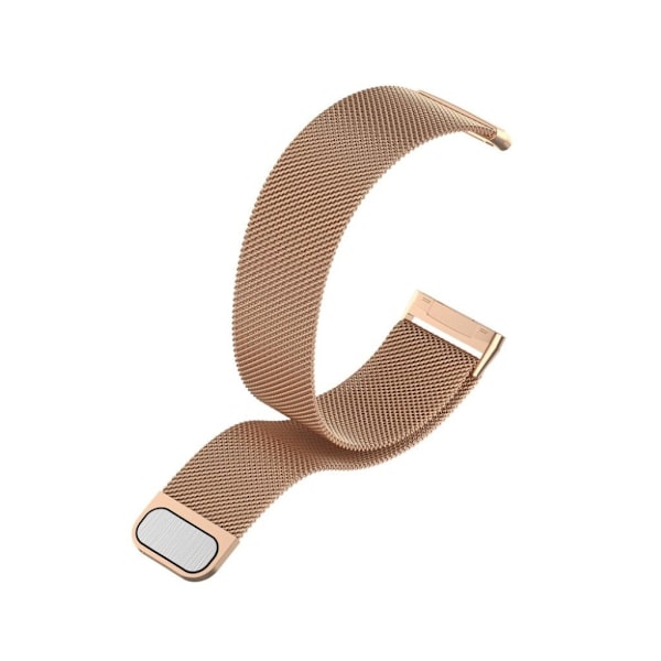 Fitbit Versa 3 rustfrit stål rem - rødguld / Størrelse: S Pink