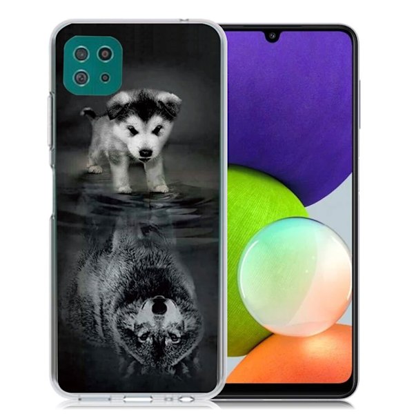 Deco Samsung Galaxy A22 5G skal - Varg Svart