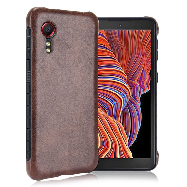 Croco Samsung Galaxy Xcover 5 kotelot - Ruskea Brown