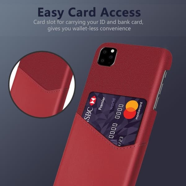 Bofink iPhone 11 Pro Card Kuoret - Punainen Red