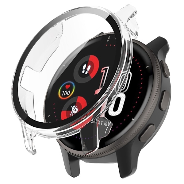 Garmin Venu 2 Plus-skydd med skärmskydd i härdat glas - Transparent Transparent