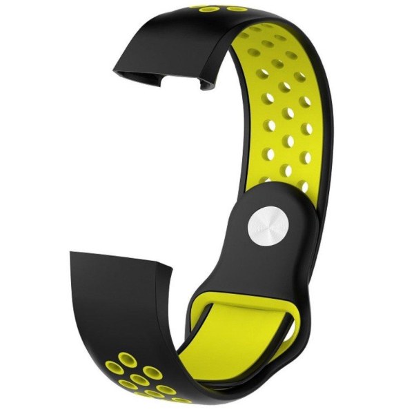 Fitbit Charge 3 erstatnings urrem i silikone med sports design - Multicolor