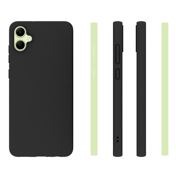 Blødt og mat cover til Samsung Galaxy A05 Black