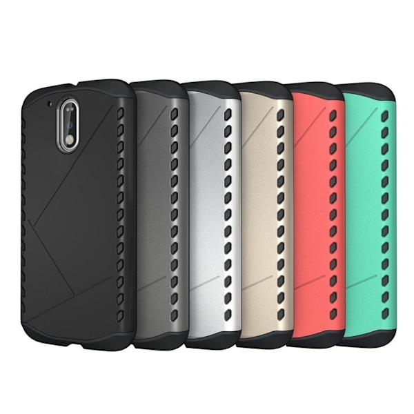 Erik hybridcover til Motorola Moto G4/G4 Plus - Turkis Green