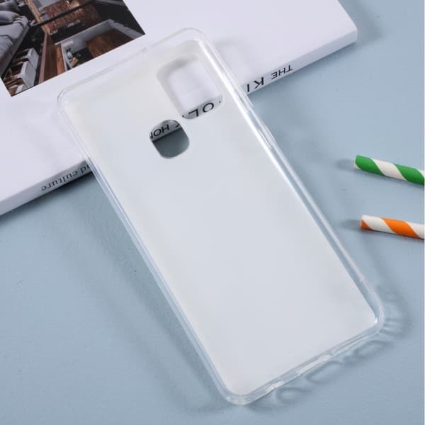 Marble Samsung Galaxy A21s cover - gul grøn marmor Green