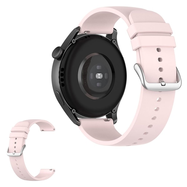22 mm universellt enkelt klockarmband - Rosa Rosa