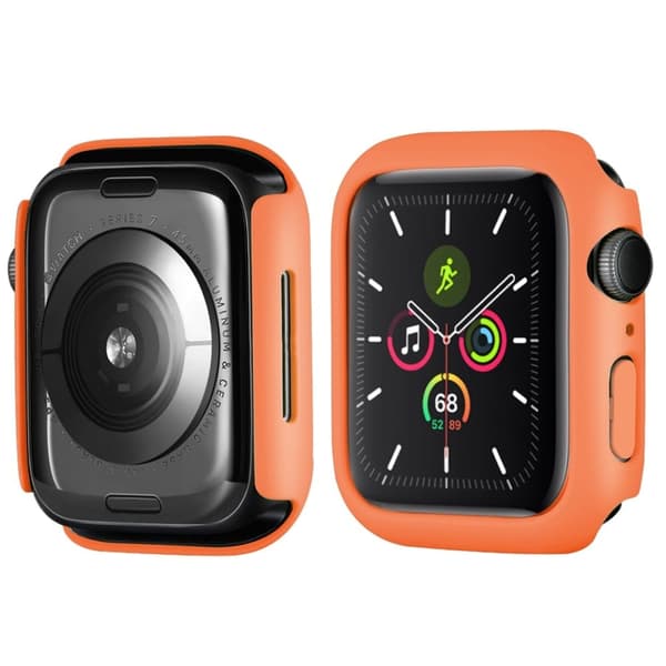Apple Watch (41mm) gummerat fodral - Orange Orange