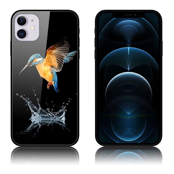 Fantasy iPhone 12 Pro / iPhone 12 kotelot - Lintu Brown