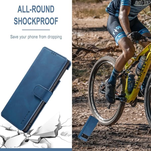 DG.Ming Google Pixel 6 Pro Retro Etui - Blå Blue