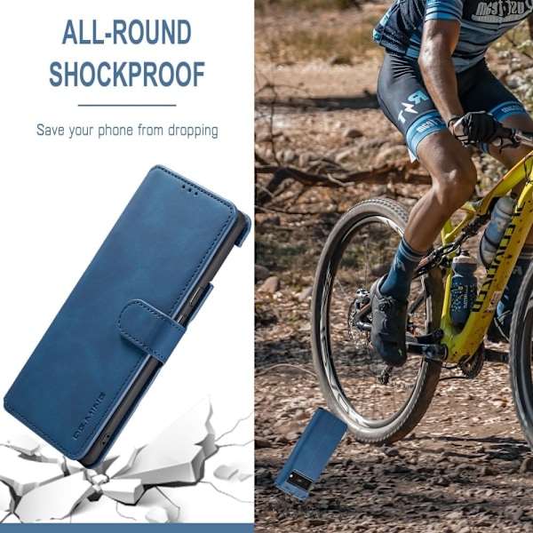 DG.Ming Google Pixel 6 Pro Retro Suojakotelo - Sininen Blue