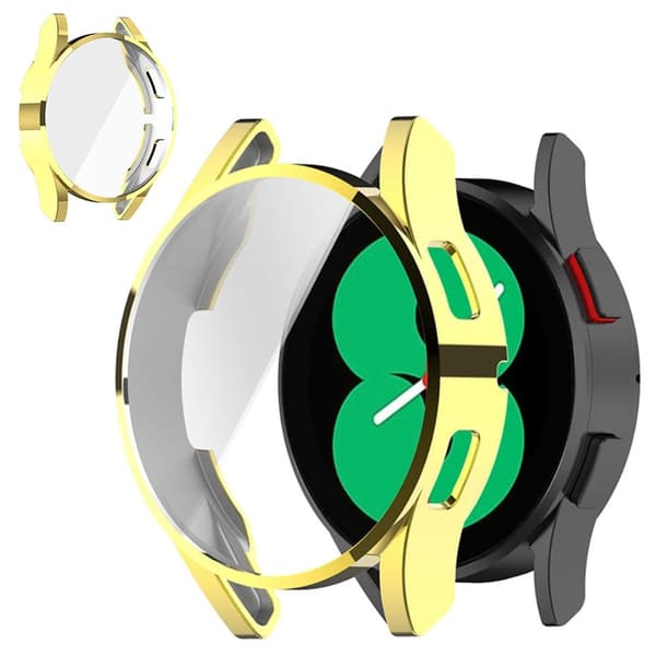 Samsung Galaxy Watch 4 (44 mm) galvaniserende TPU-deksel - Gull Gold